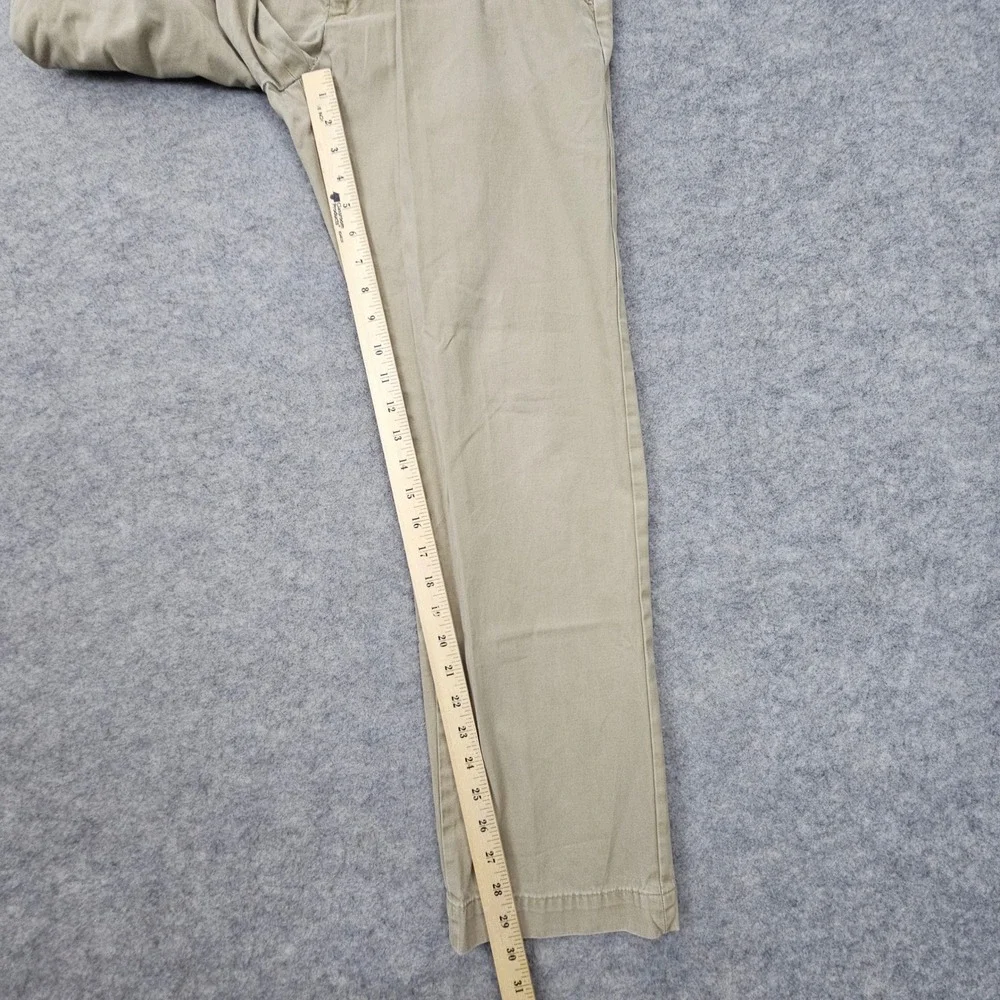 Banana Republic Emerson Chino Pants Men's 33x32 Tan Straight Leg Cotton Office